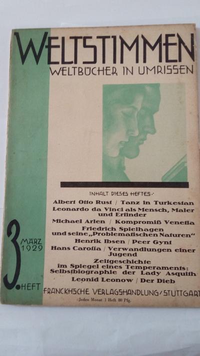 Weltstimmen č.3/1929
