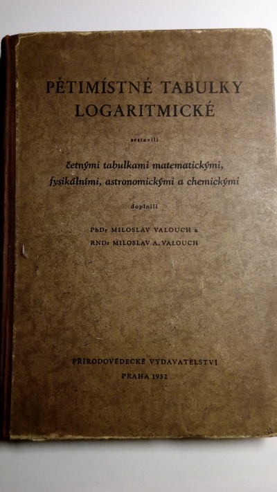 Pětimístné tabulky logaritmické