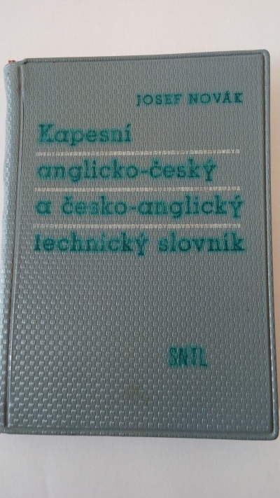 Kapesní anglicko-český a česko-anglický technický slovník