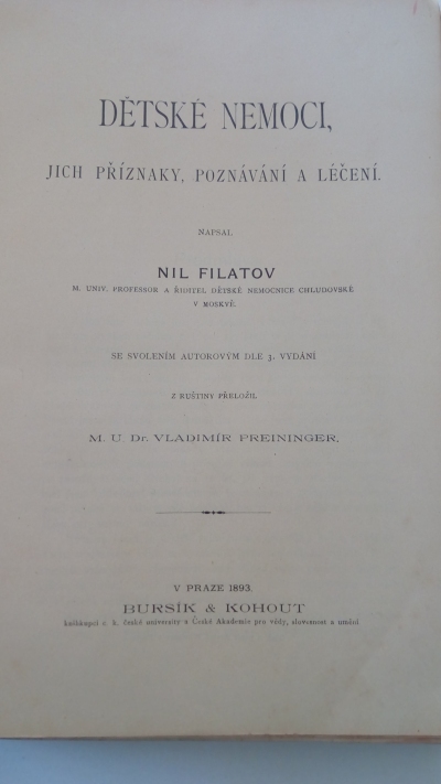 Dětské nemoci, jich příznaky, poznávání a léčení