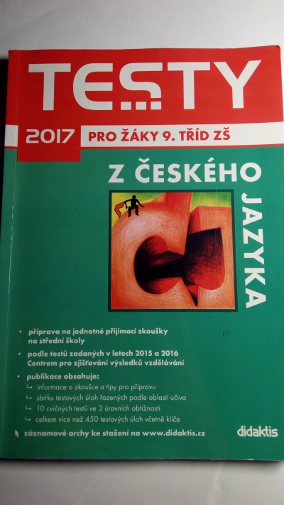 Testy pro žáky 9. tříd ZŠ z českého jazyka