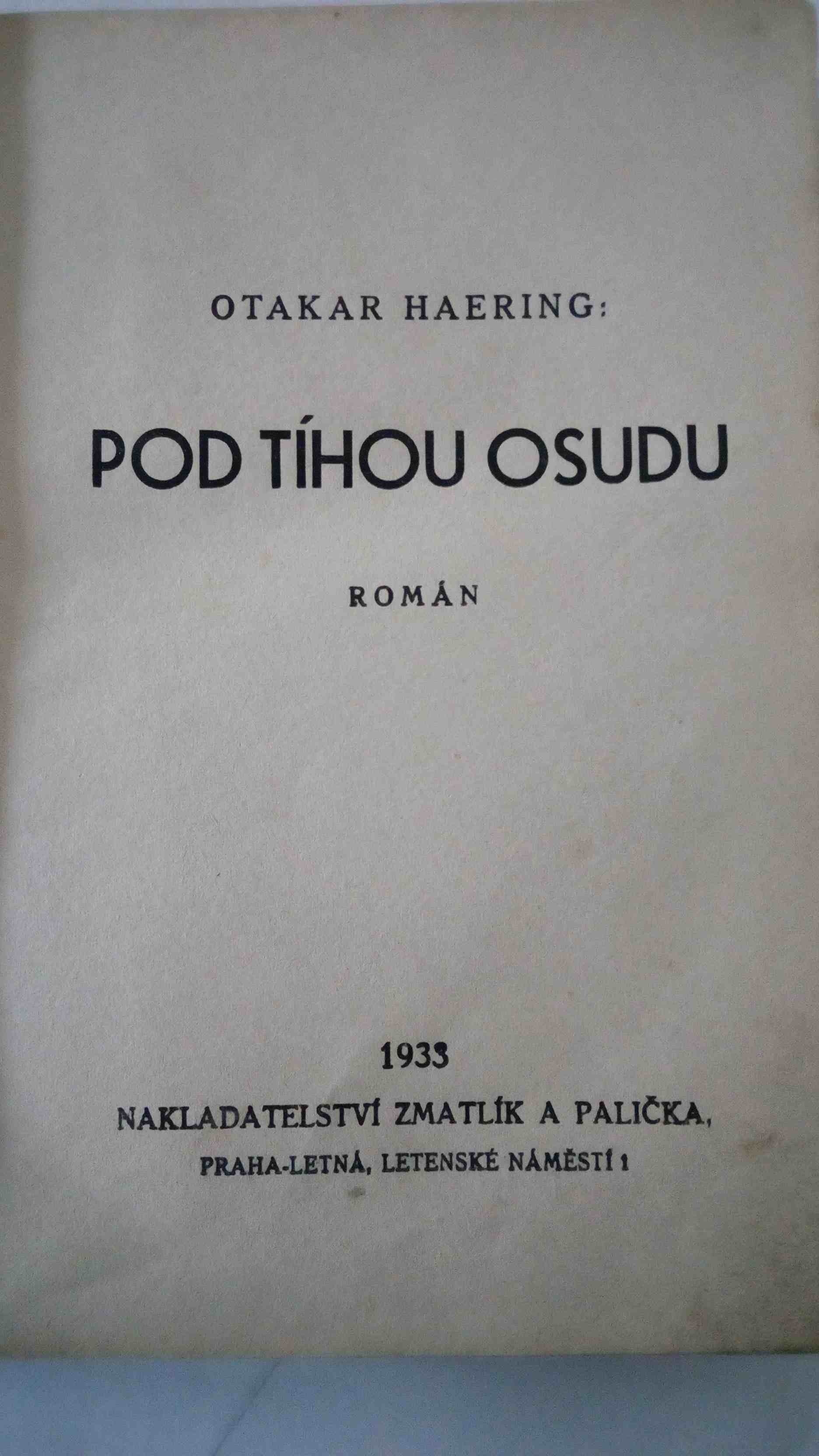 Pod tíhou osudu
