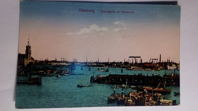 Hamburg - Hafenpartie am Baumwall