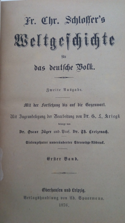 Weltgeschichte für das deutsche Volk
