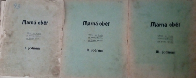 Marná oběť 1-3