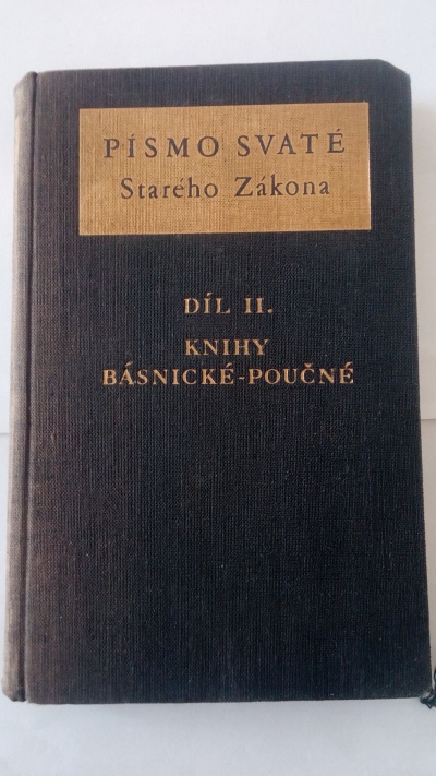 Písmo svaté Starého Zákona, díl 2. 
