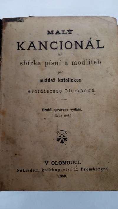 Malý kancionál čili sbírka písní a modliteb pro mládež katolickou