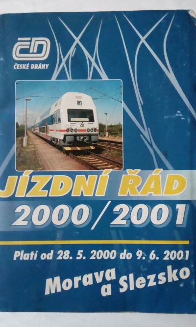 Jízdní řády 2000/2001