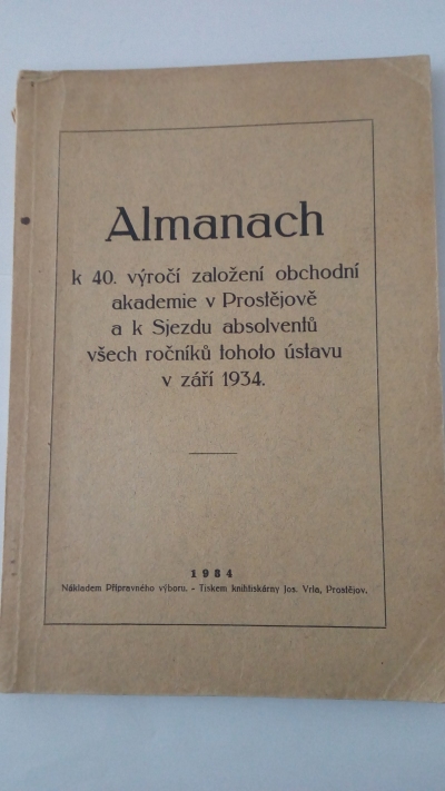 Almanach k 40. výročí založení OA v Prostějově