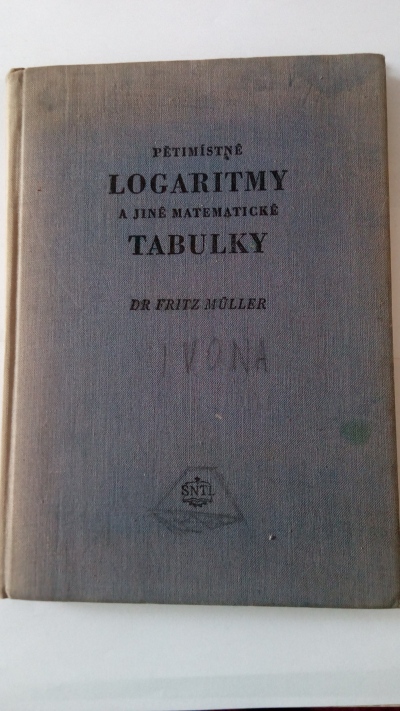Pětimístné logaritmy a jiné matematické tabulky