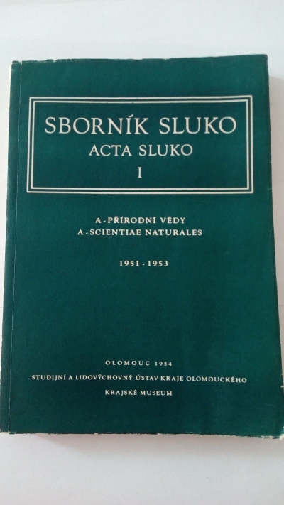 Sborník Sluko – Acta Sluko I