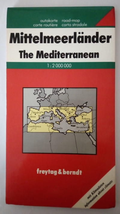 mapa Mittelmeerländer
