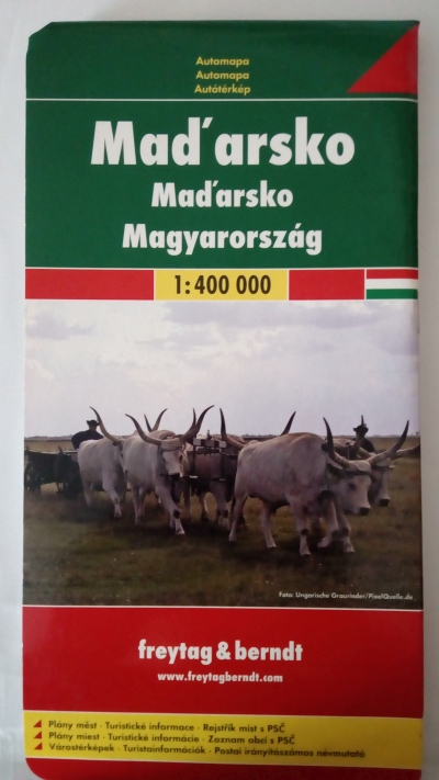 mapa Maďarsko