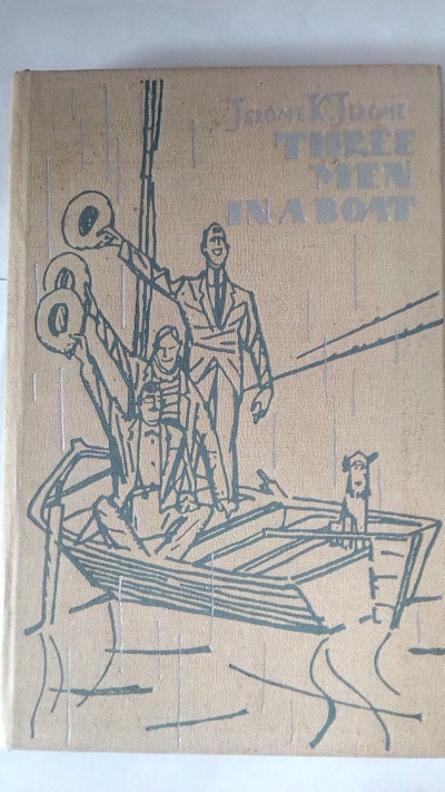 Three men in a boat